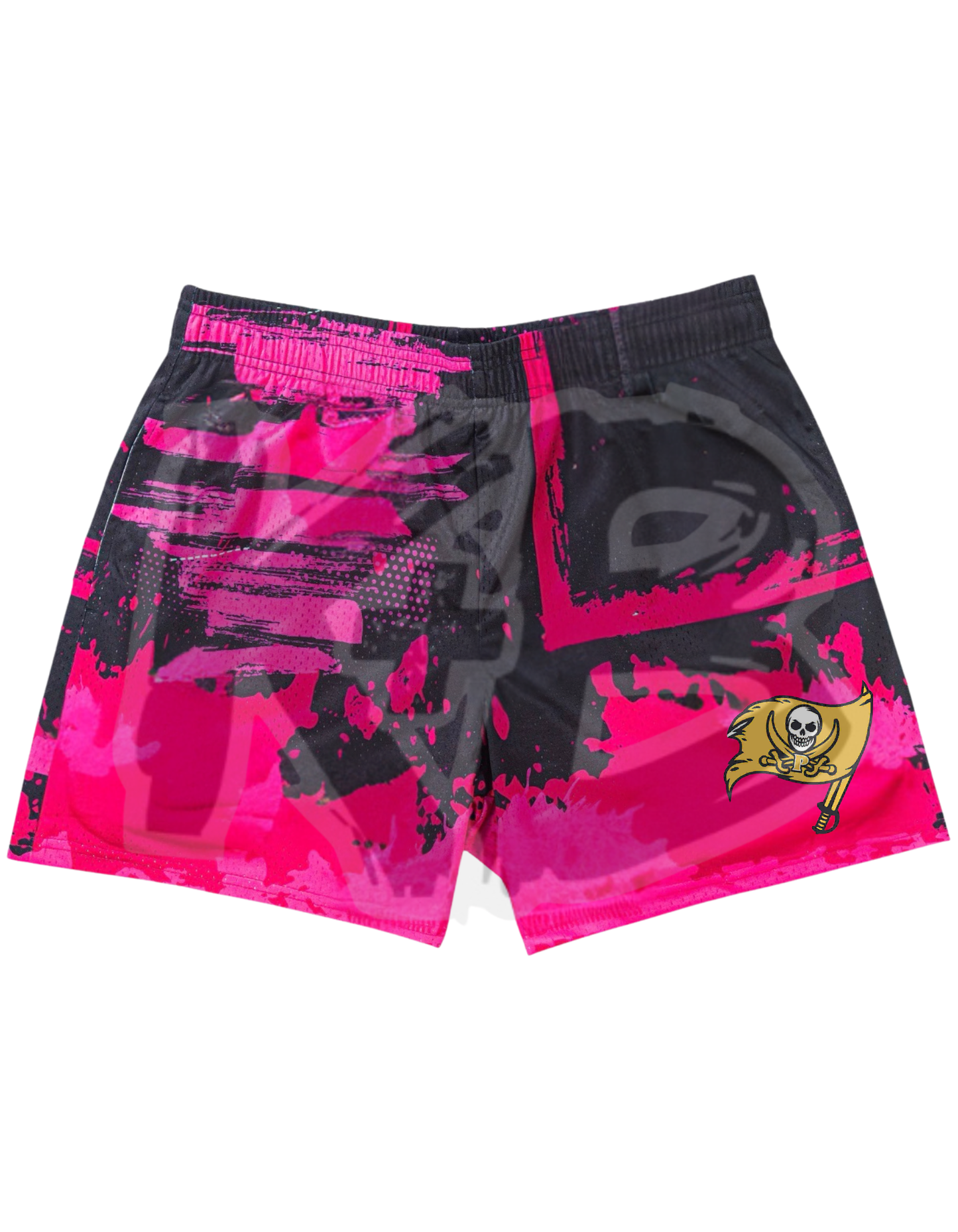 Poth Shorts Pink graffiti