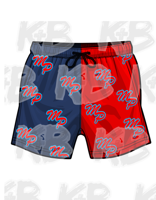 MP Shorts scatter logo