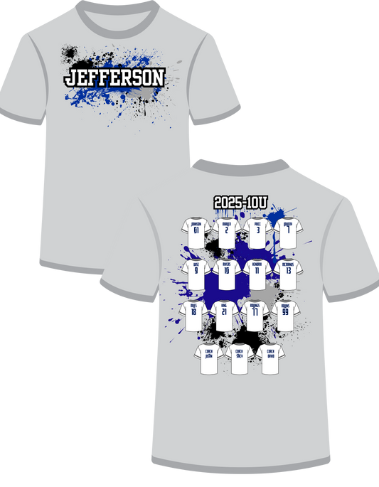 All Stars Jefferson 10U Splatter (F/B)1