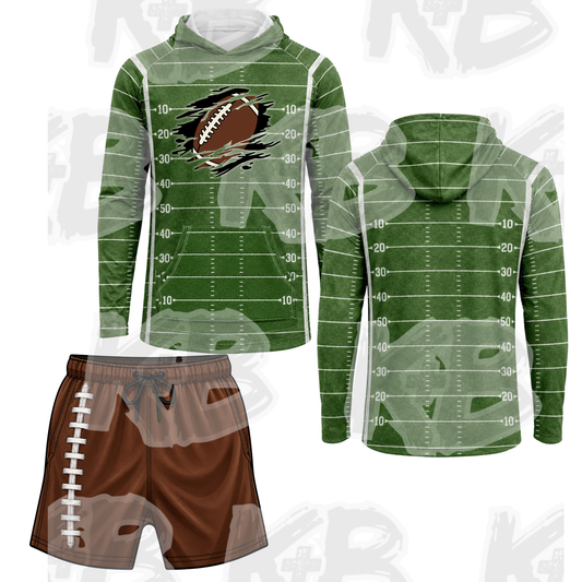 KB football LS hooded set
