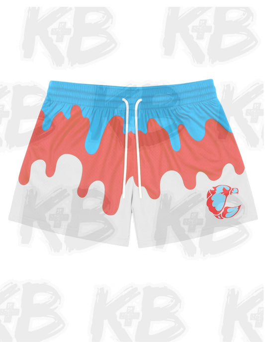 Central Blue/Red Slime Shorts