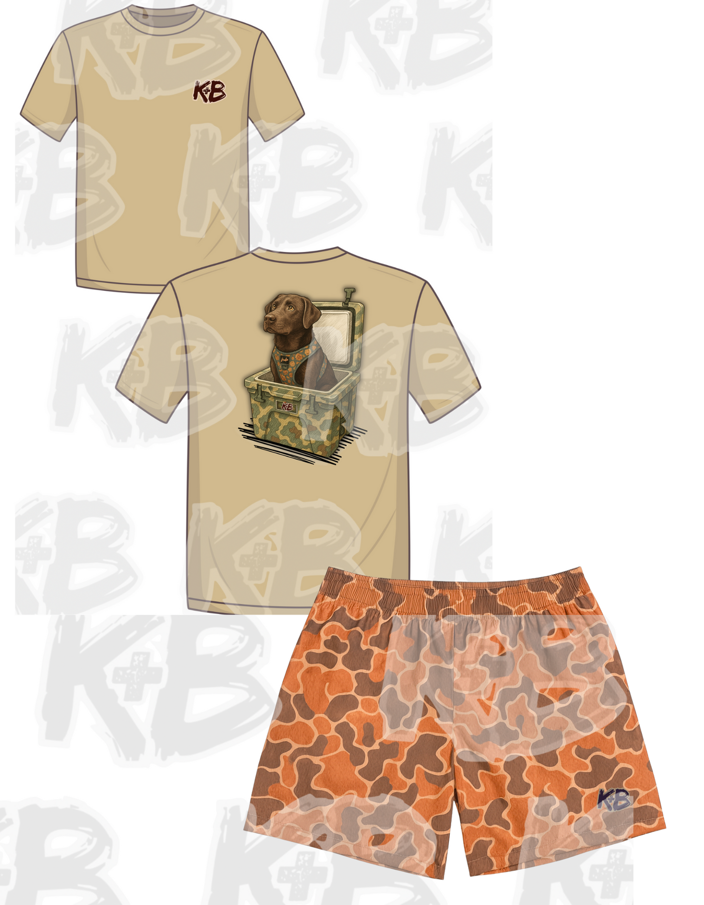 NolaLab/Orange Camo Set