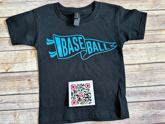 Baseball Flag- blue