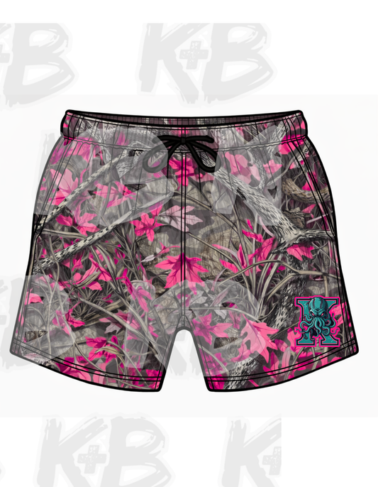 OKK shorts camo pink