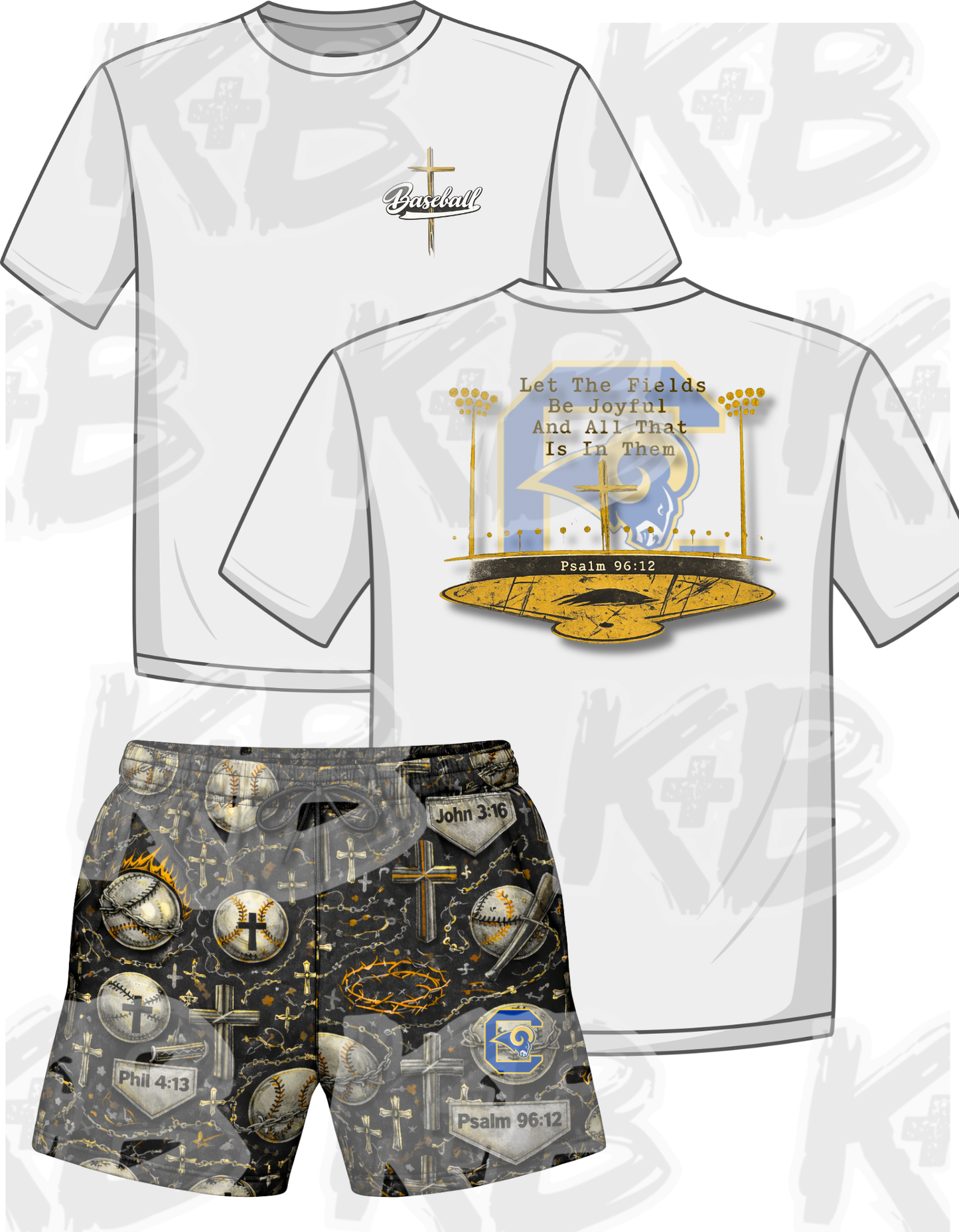 Chesterfield Baseball Set Faith Crown