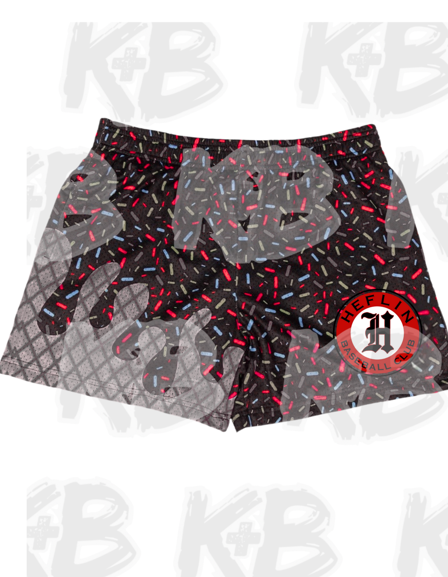 HT Shorts ice cream black/red