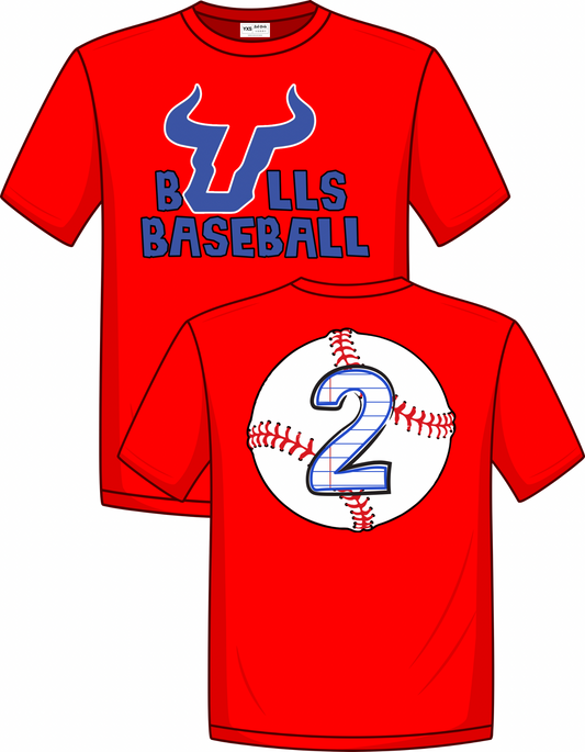 Bulls-baseball red