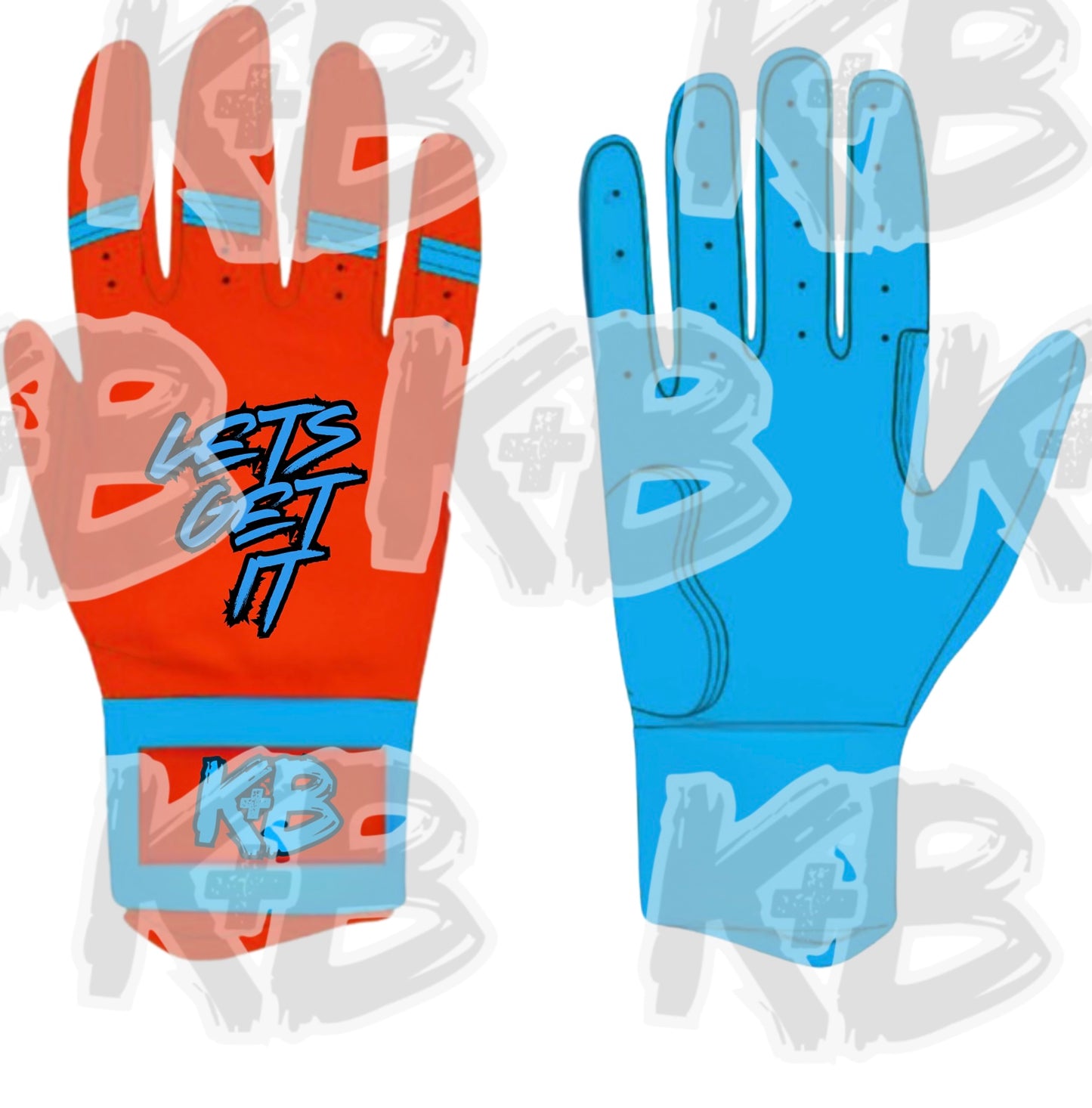 K+B Batting Gloves
