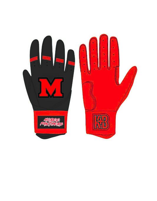 McBee Panthers Batting Gloves