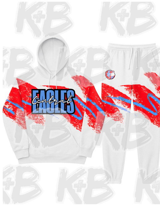 90s- Central Sweathoodie/Sweatpants Set