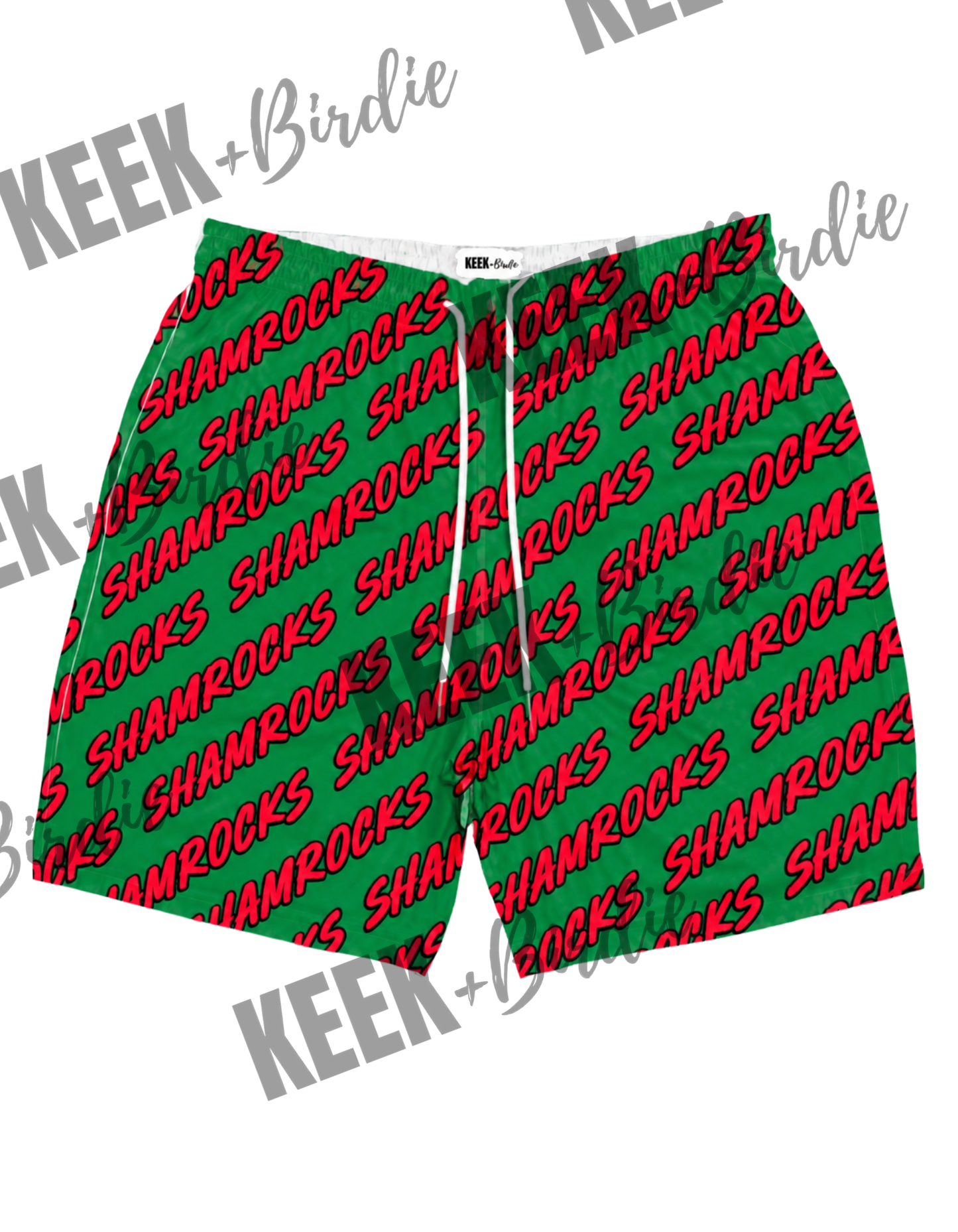 Rocks Shorts shamrocks across