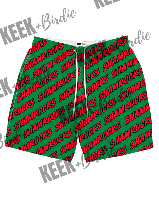 Rocks Shorts shamrocks across