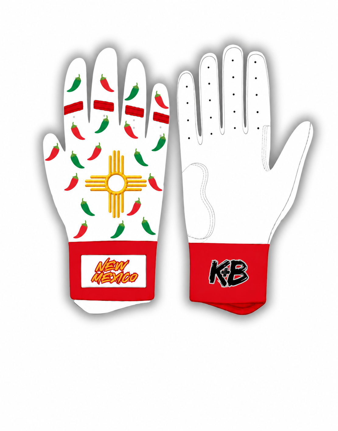 NM custom batting gloves