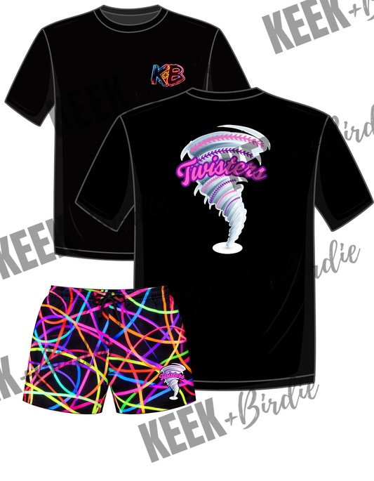 Twisters Set neon lines