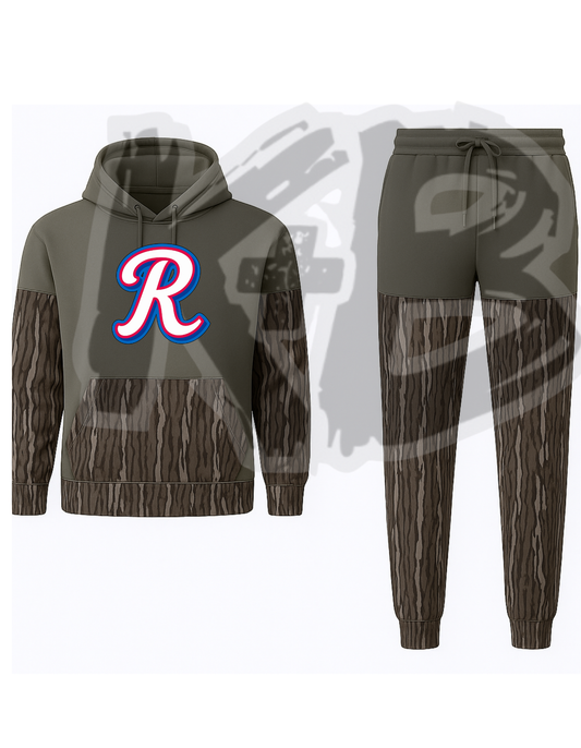 CR hoodie/jogger set camo grey