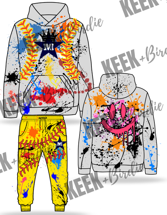 MP softball hoodie/jogger set