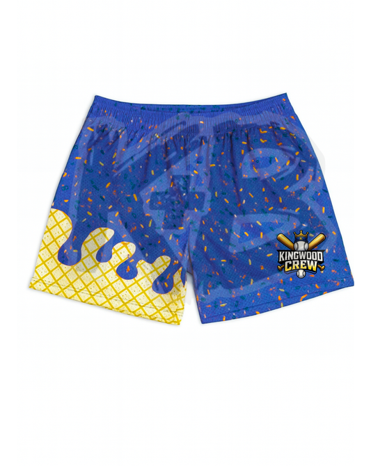 KW shorts blue ice cream