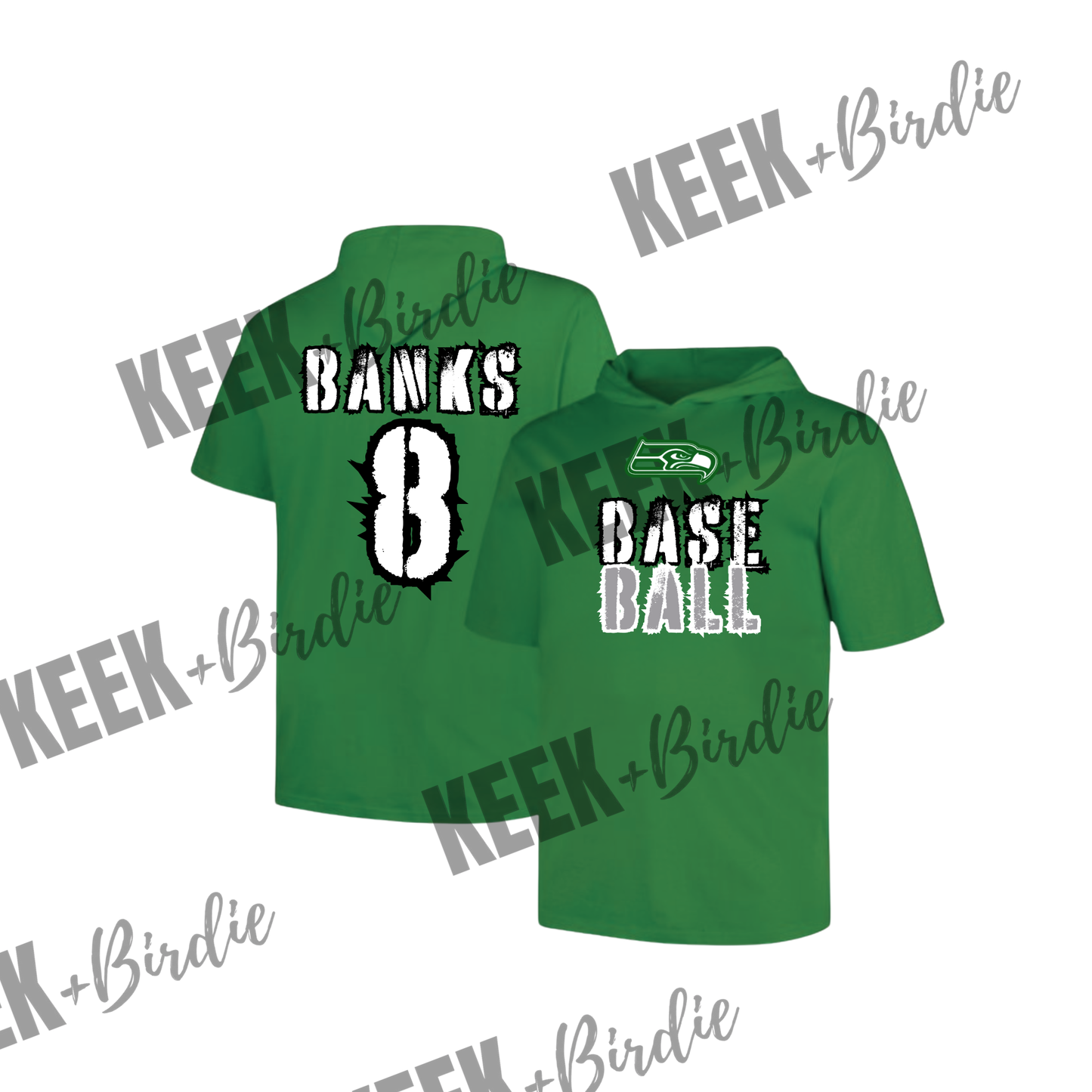 WH hooded shirt baseball