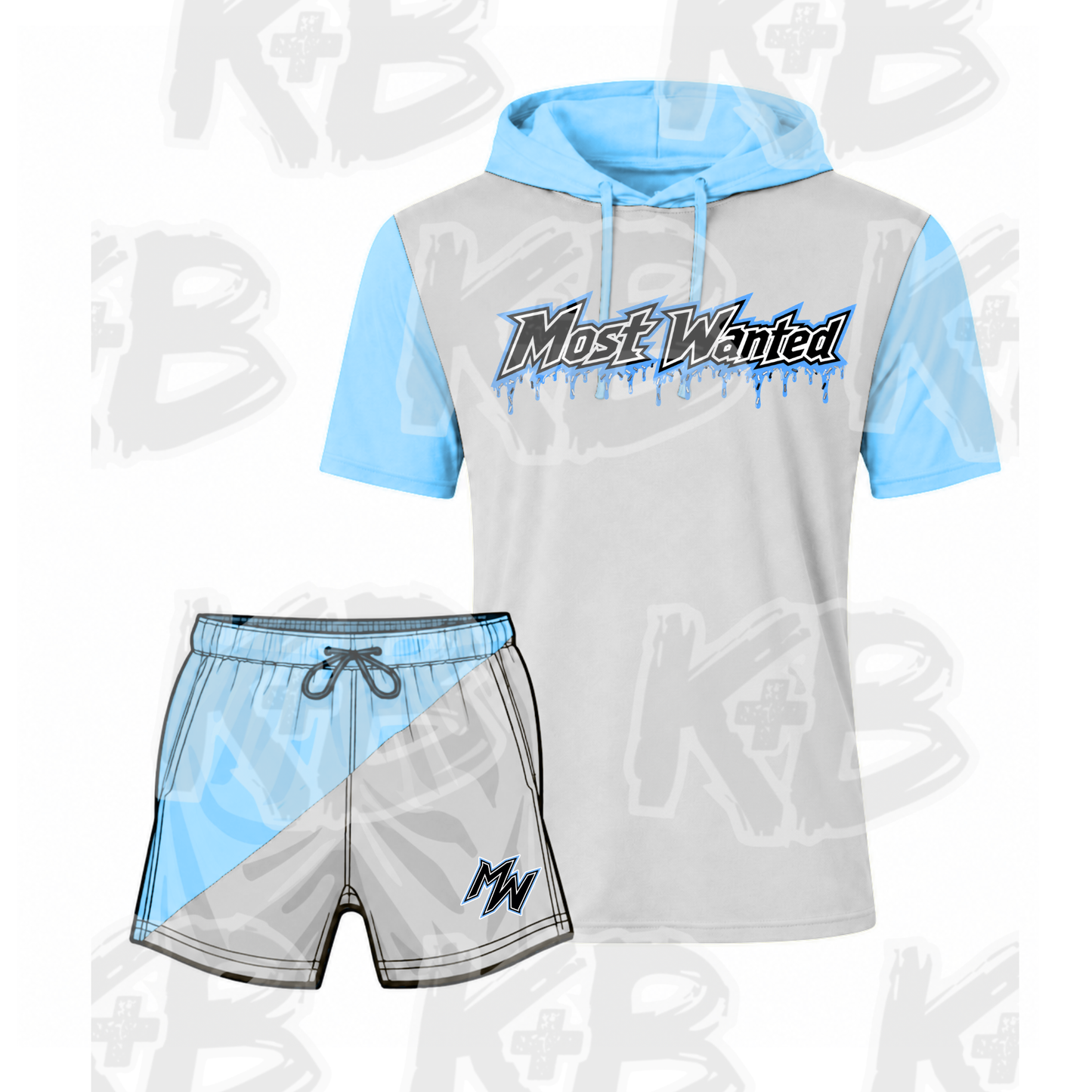 MW SS hooded shirt set