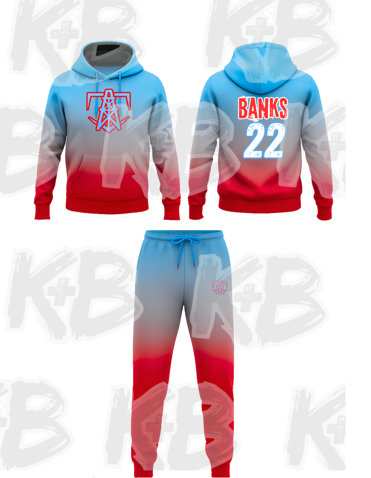 OB hoodie/jogger set