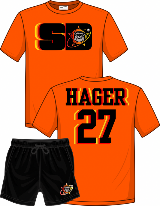 Dawgs practice shirt/Shorts set