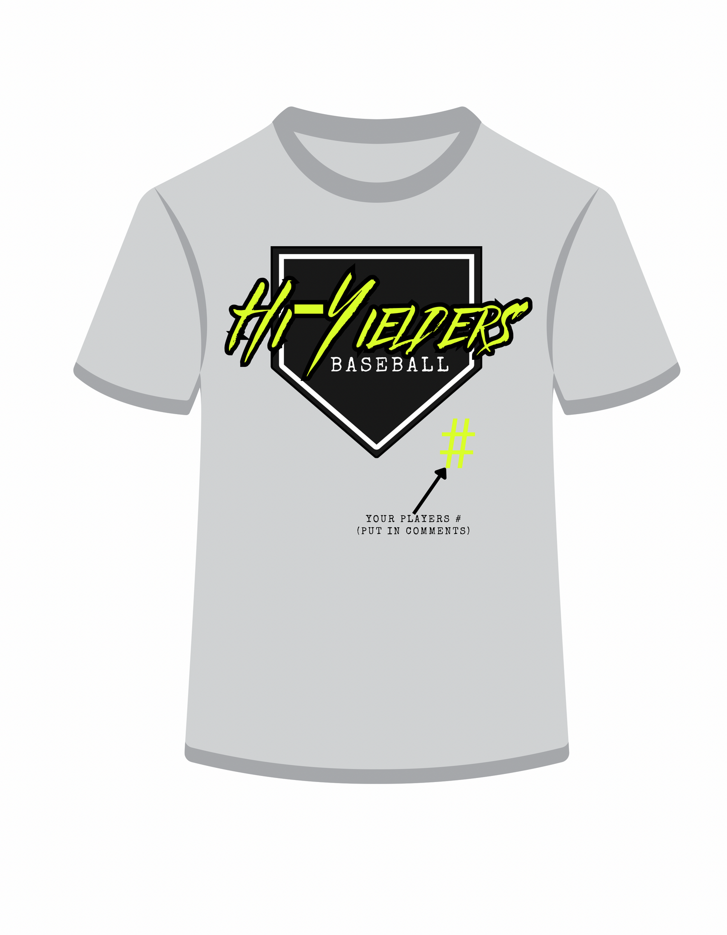 Hi-Yielders Front ONLY (w/#)
