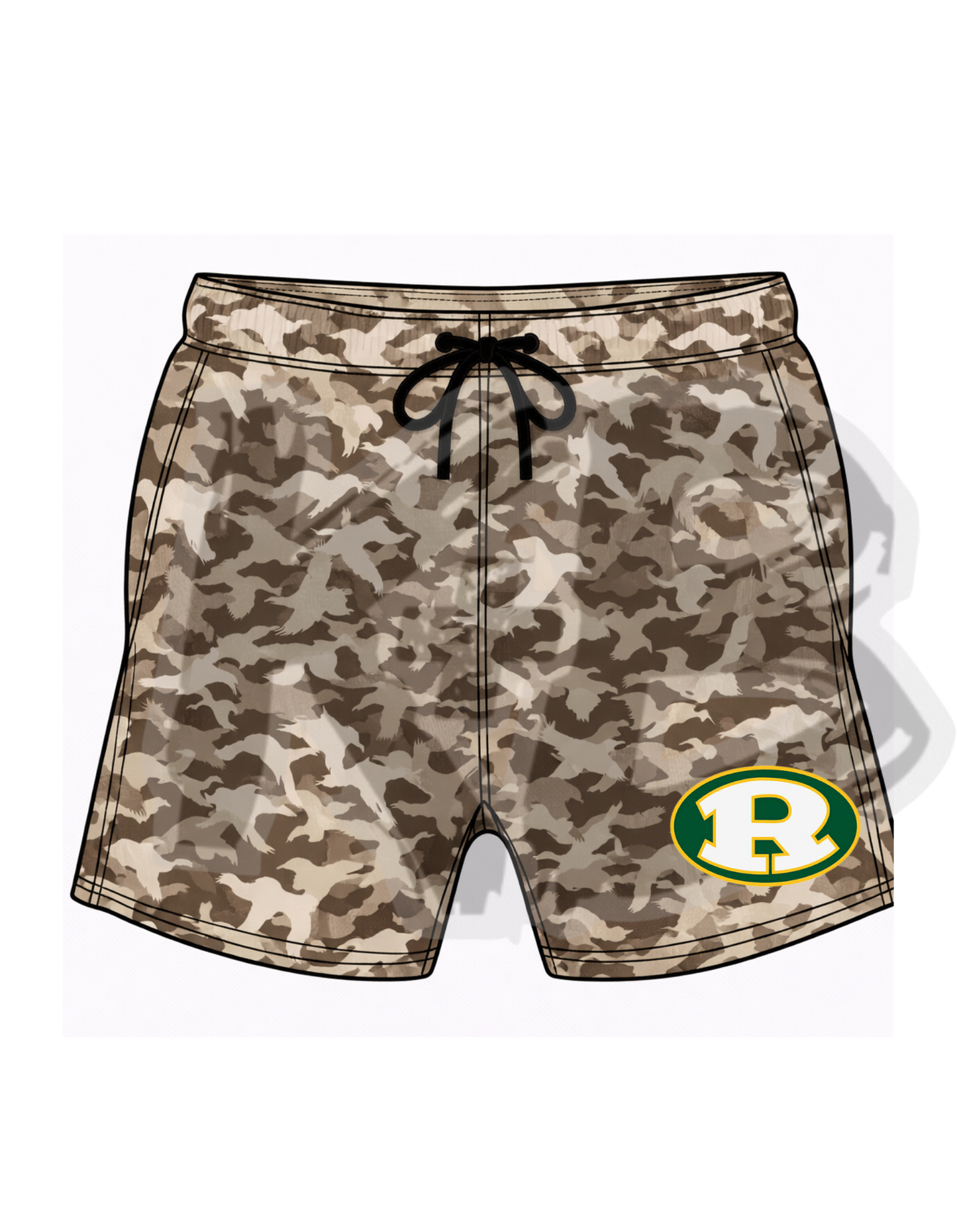 FH shorts birds camo