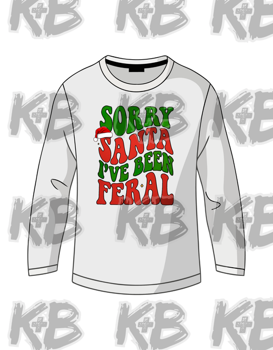 Christmas-sorry Santa LS