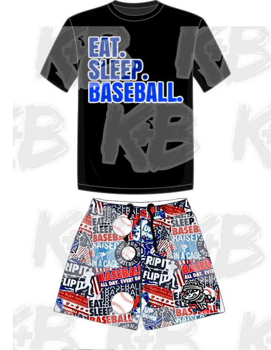 TP Set eat sleep baseball
