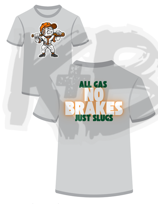 DC all gas. No brakes. Just slugs