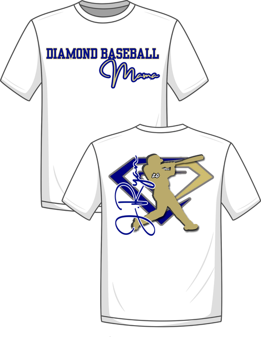 Diamond baseball mama signature