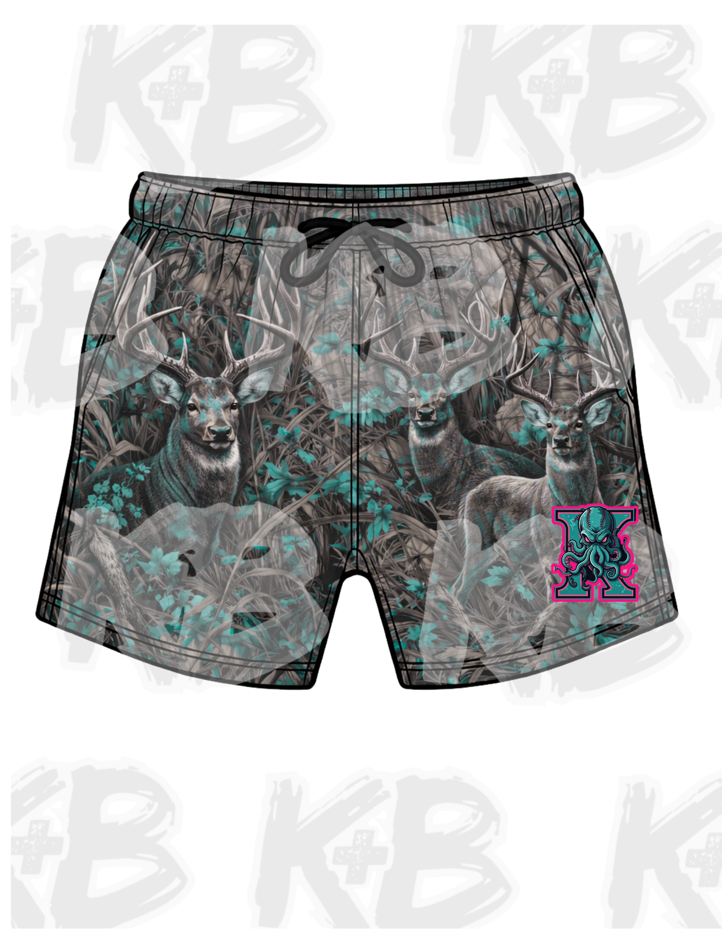 OKK shorts camo deer