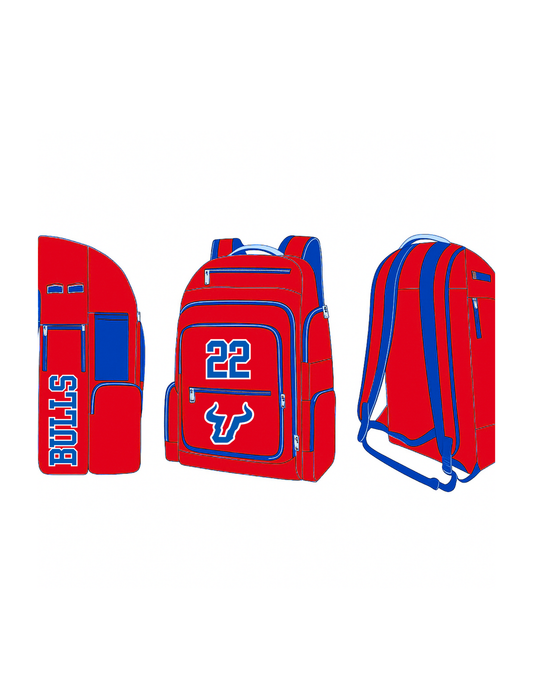Bulls Back Pack-Red