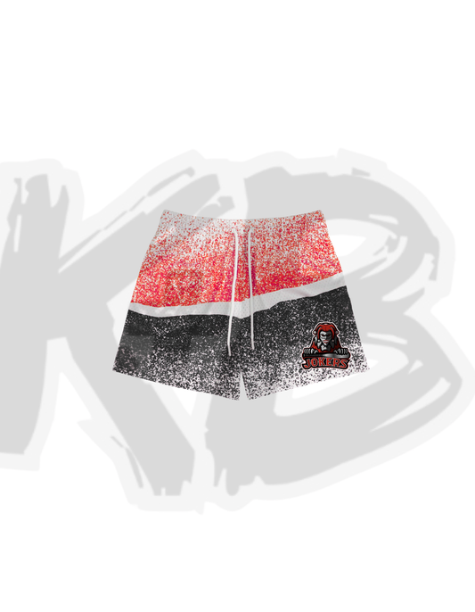 Jokers Shorts red/black spray