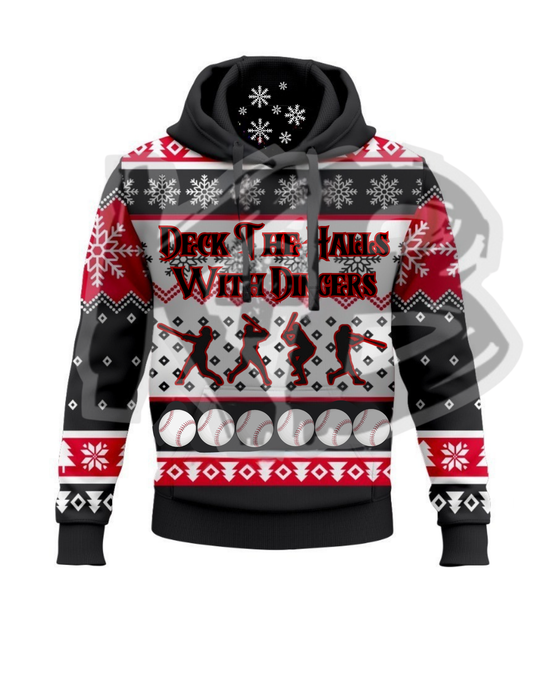Jokers Deck the halls with dingers hoodie