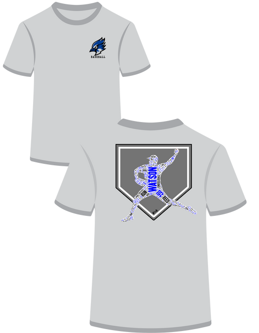 Word Art- Bluejays Player (Front&Back)