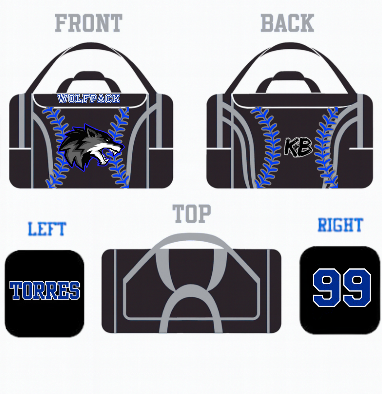 NM Wolfpack Duffle