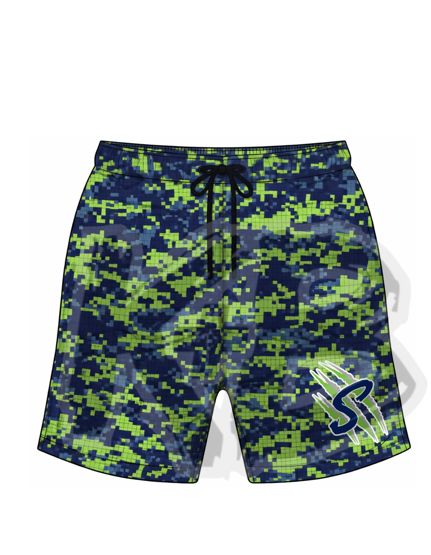 Savage digital camo shorts