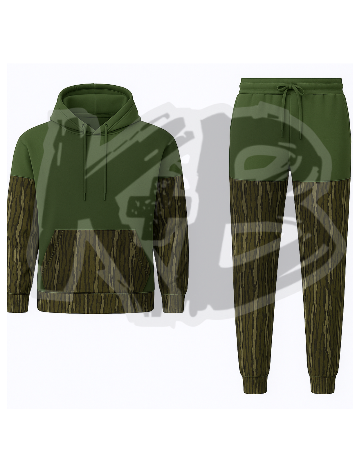 KB hoodie/jogger set camo 6