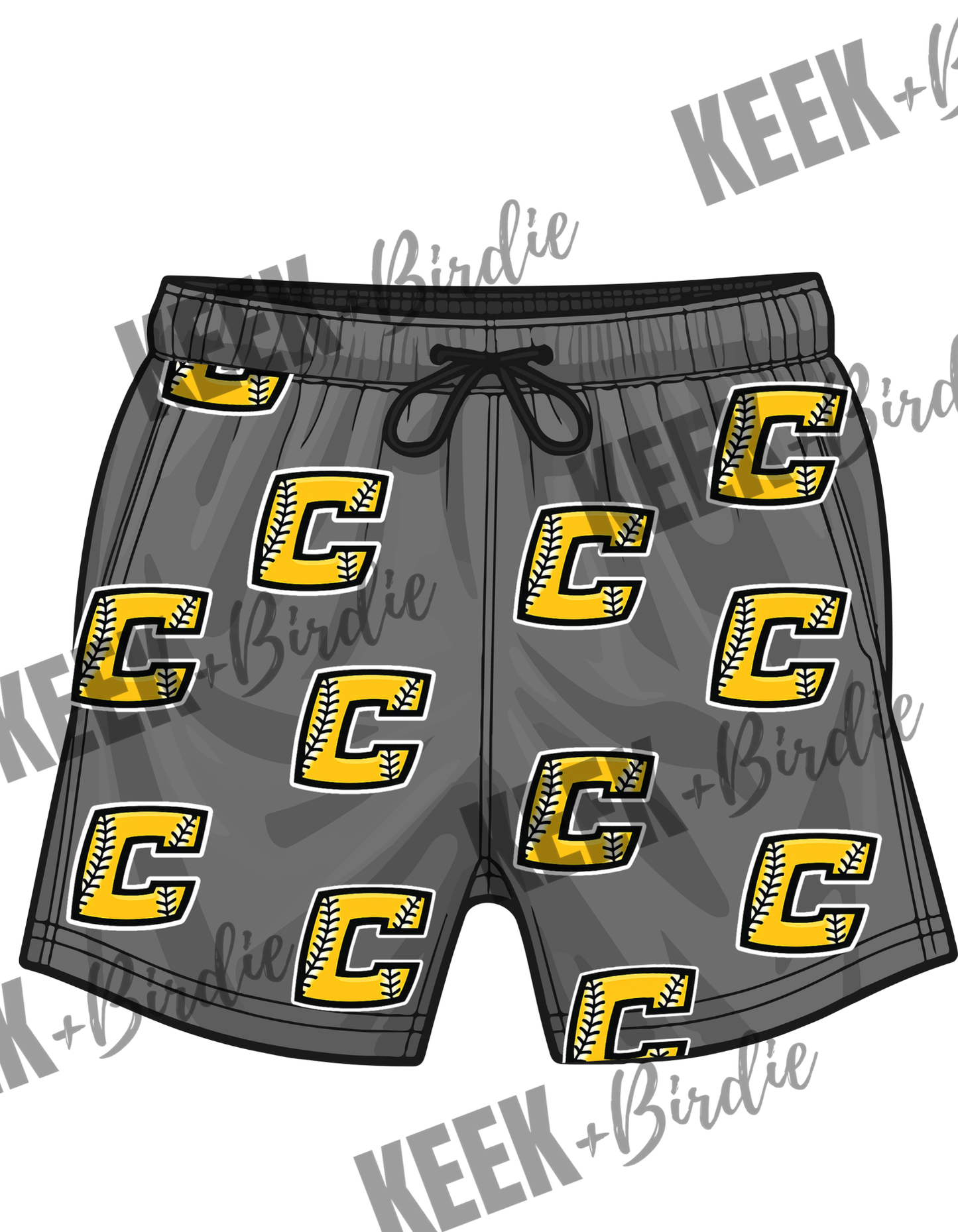 Canes Shorts Scatter grey