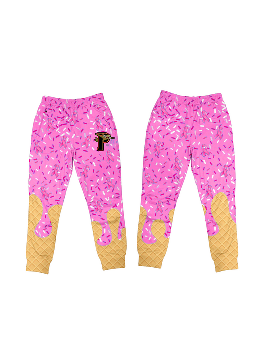 Bombers-Joggers breast cancer ribbon