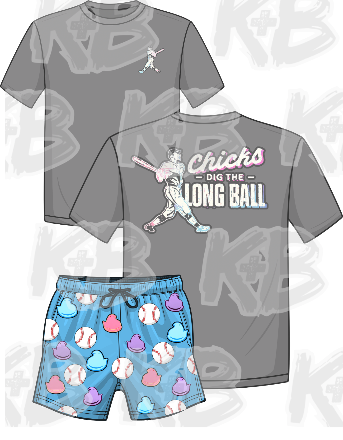 KB chicks dig the long ball set