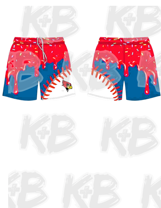 RR shorts drippy seams