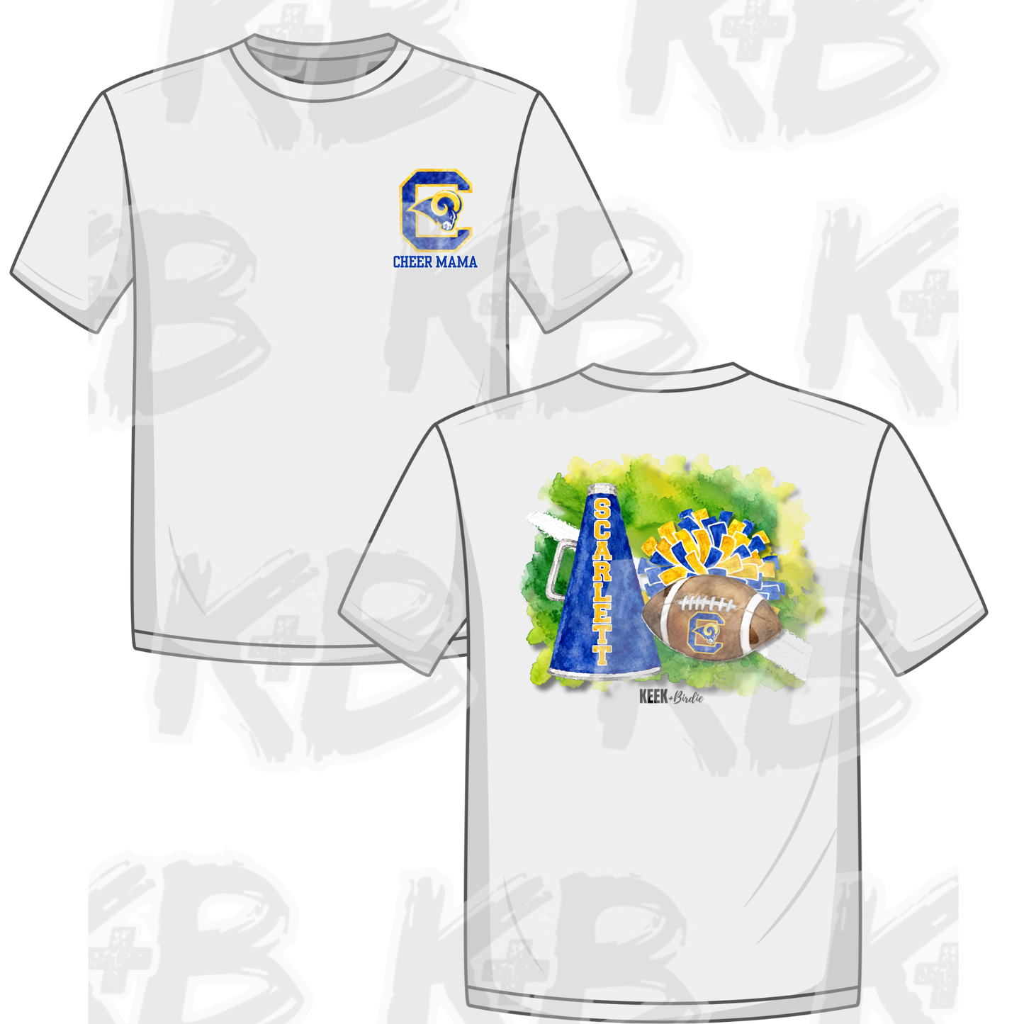 KB Ram Cheer Name Megaphone