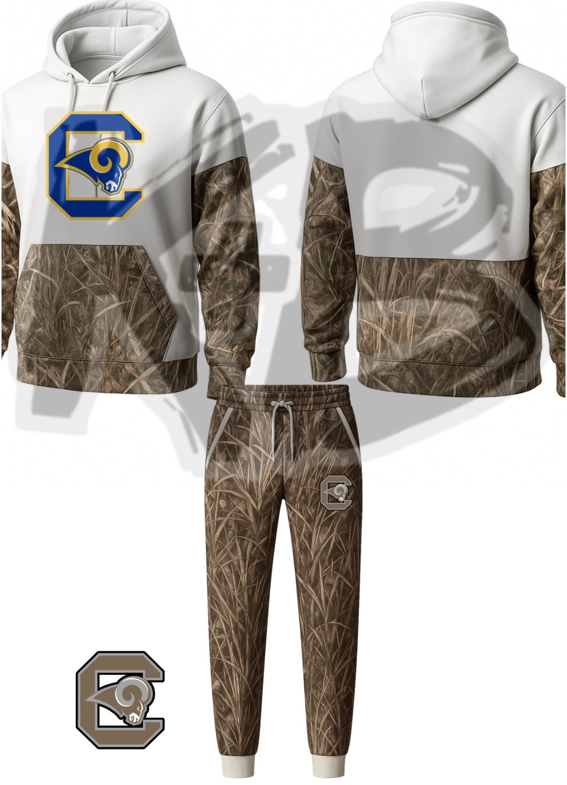 KB hoodie/jogger set camo 3