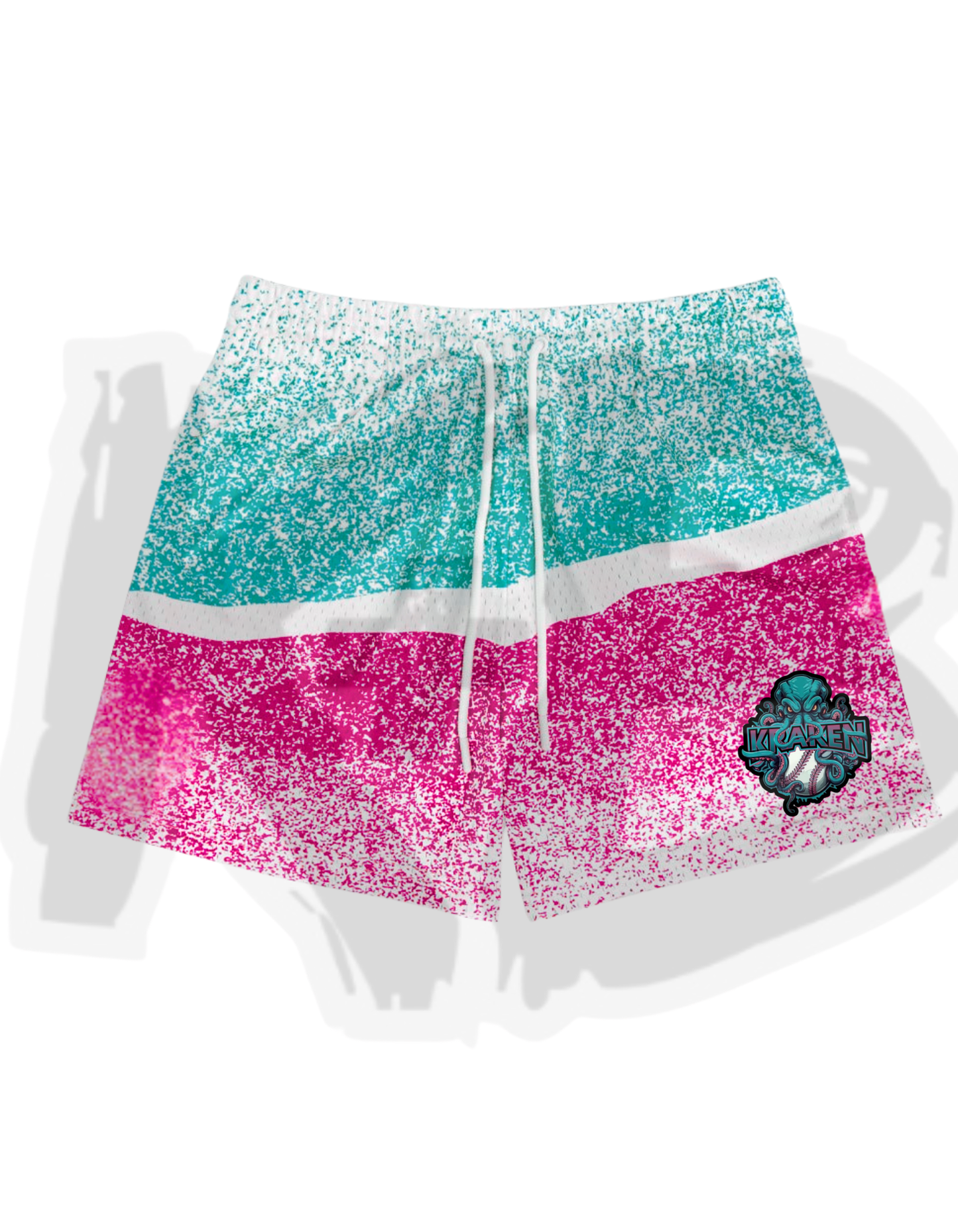 OKK shorts spray paint