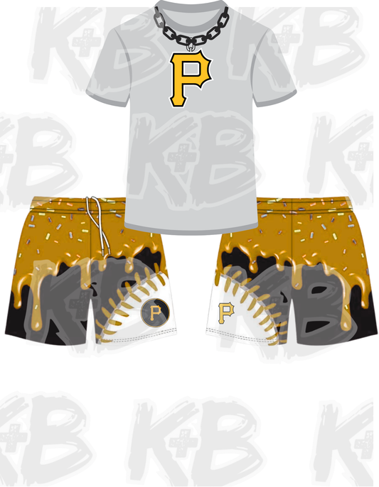 RB set drippy seams/P shirt