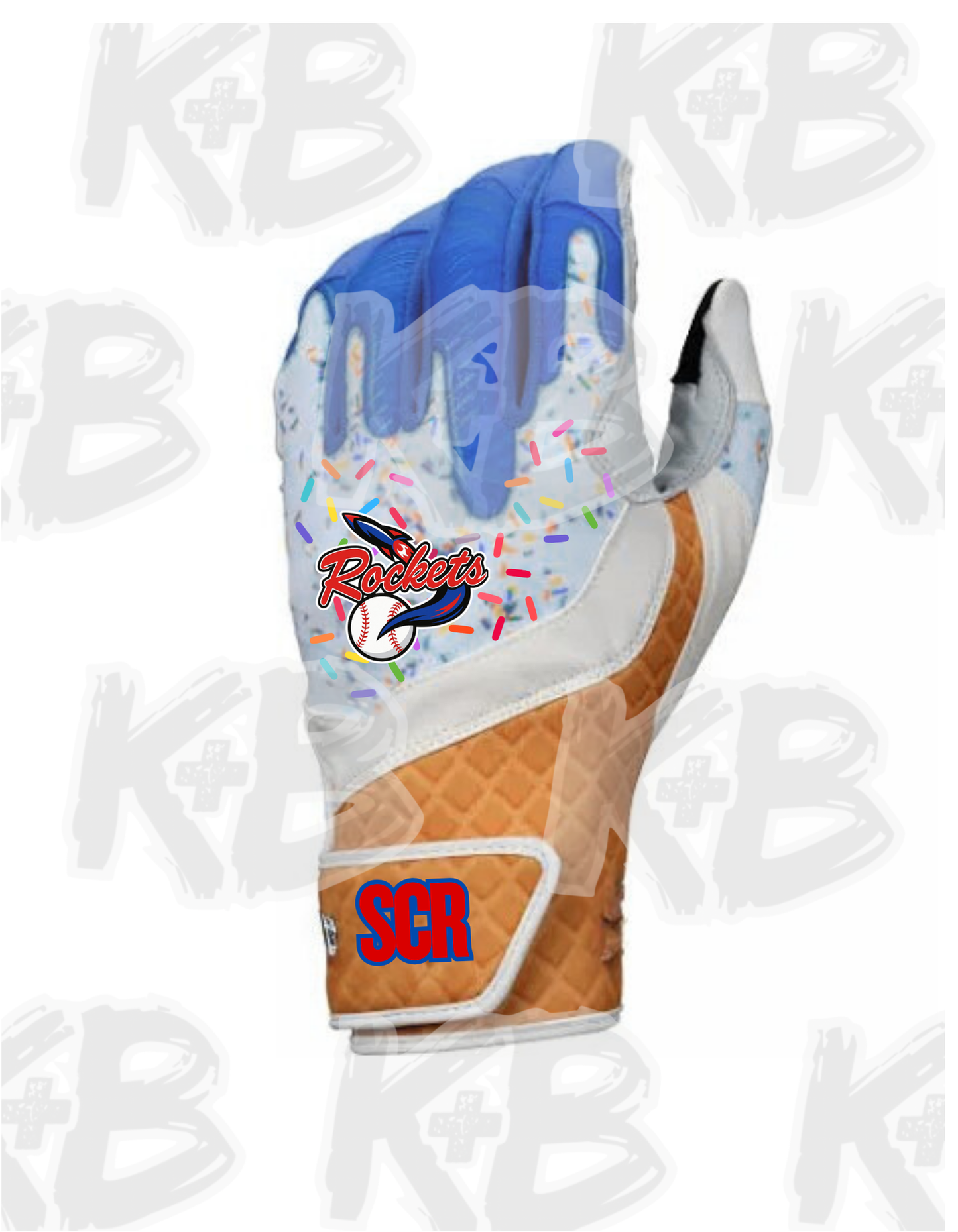SCR custom batting gloves 3