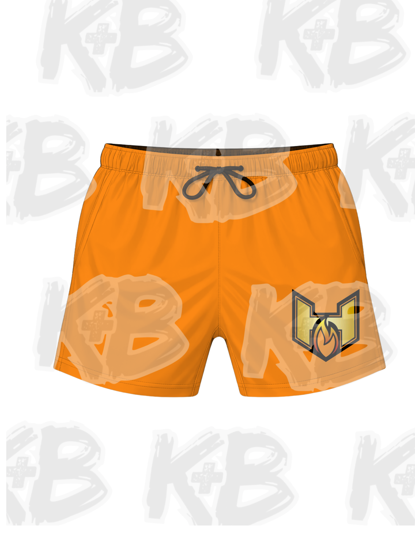 Heat Shorts solid orange