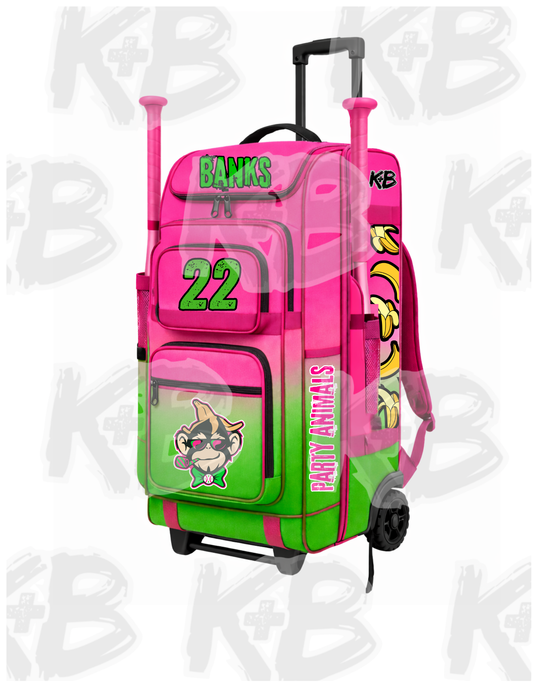 PA bat bag with trolley